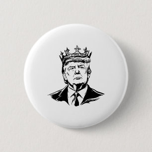 King Donald Trump Donald Trump Royalty 2 Inch Round Button