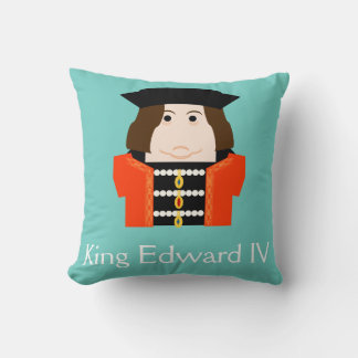 King Edward IV of England Throw Pillow