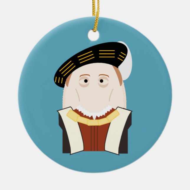 King Edward VI Ceramic Ornament (Front)