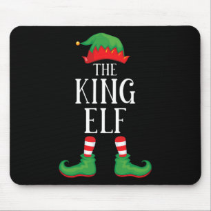 King Elf Matching Group Xmas Funny Family Christma Mouse Pad