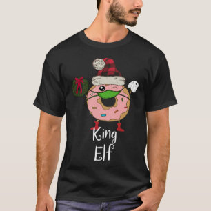 King Elf Quarantine Christmas Donut 2020 Meme Men T-Shirt