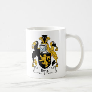 King Family Crest Coffee Mug