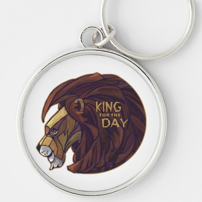 King for the Day Keychain (Front)