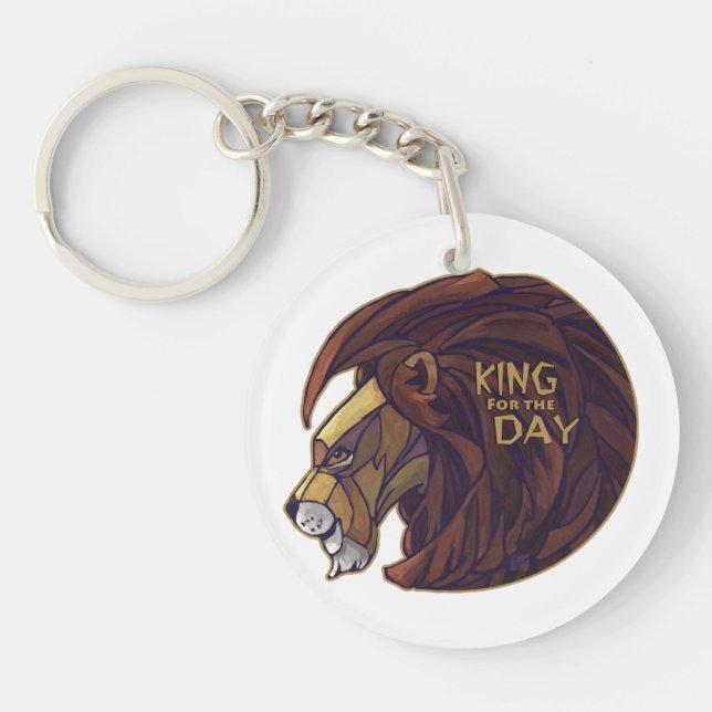 King for the Day Keychain (Front)