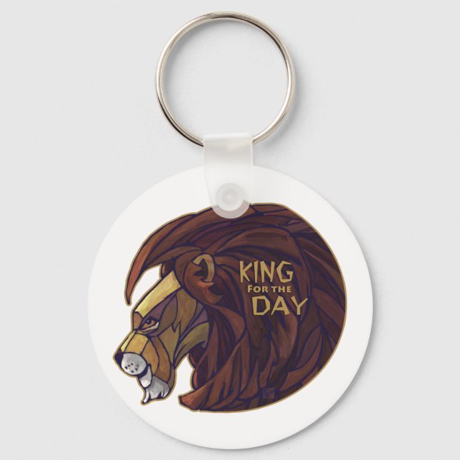 King for the Day Keychain (Front)
