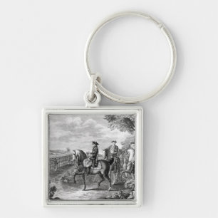 King Frederick II of Prussia  reviewing the Keychain