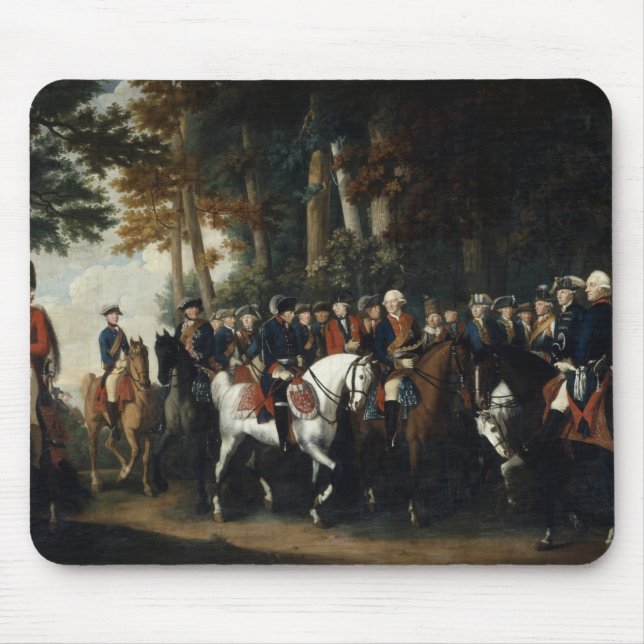 King Frederick II's return from Preussen von Mouse Pad (Front)
