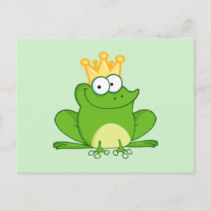King Frog Frogs Postcard