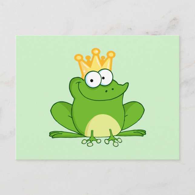 King Frog Frogs Postcard (Front)