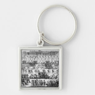 King George I procession to St. James's Palace Keychain