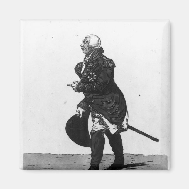 King George III, aged 72, 1810 Magnet (Front)