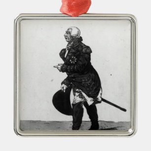King George III, aged 72, 1810 Metal Ornament