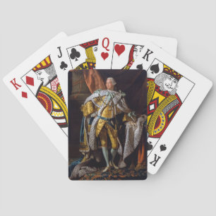King George III by Allan Ramsay 1762 Playing Cards