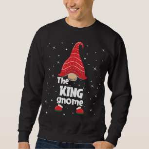 King Gnome Family Matching Christmas Funny Pajama Sweatshirt