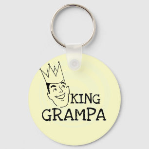 King Grampa T-shirts and Gifts Keychain