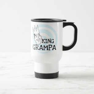 King Grampa T-shirts and Gifts Travel Mug