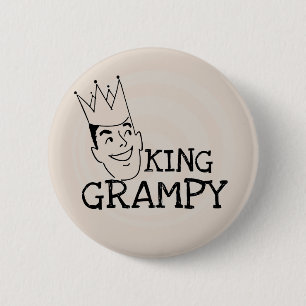 King Grampy Tshirts and Gifts 2 Inch Round Button