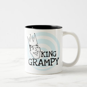King Grampy Tshirts and Gifts Two-Tone Coffee Mug