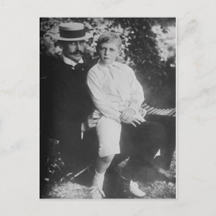 King Haakon and Prince Olav of Norway Postcard