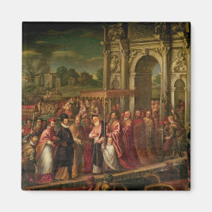 King Henri III of France visiting Venice Magnet
