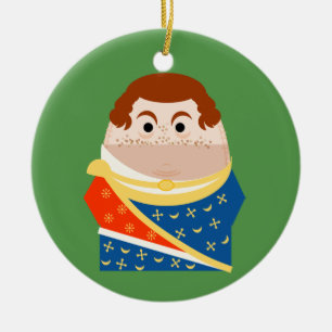 King Henry II of England Ceramic Ornament