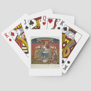 King Henry VI (1421-71) presenting a sword to John Playing Cards