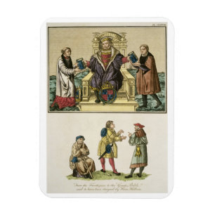 King Henry VIII (1491-1547) from the frontispiece Magnet