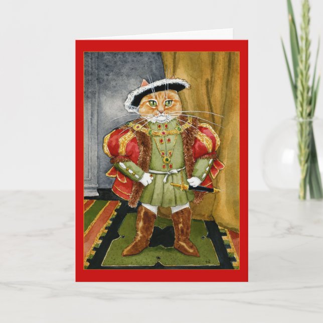 King Henry VIII carte royale de voeux d'anniversai (Devant)