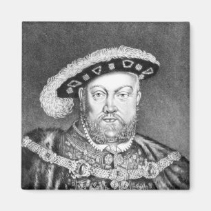 King Henry VIII illustration Magnet