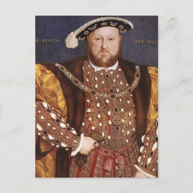 King Henry VIII Postcard (Front)
