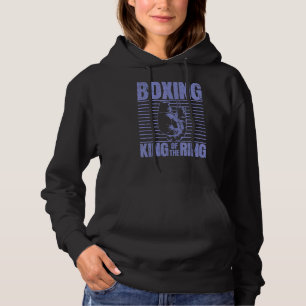 King In The Ring At Boxing Hoodie