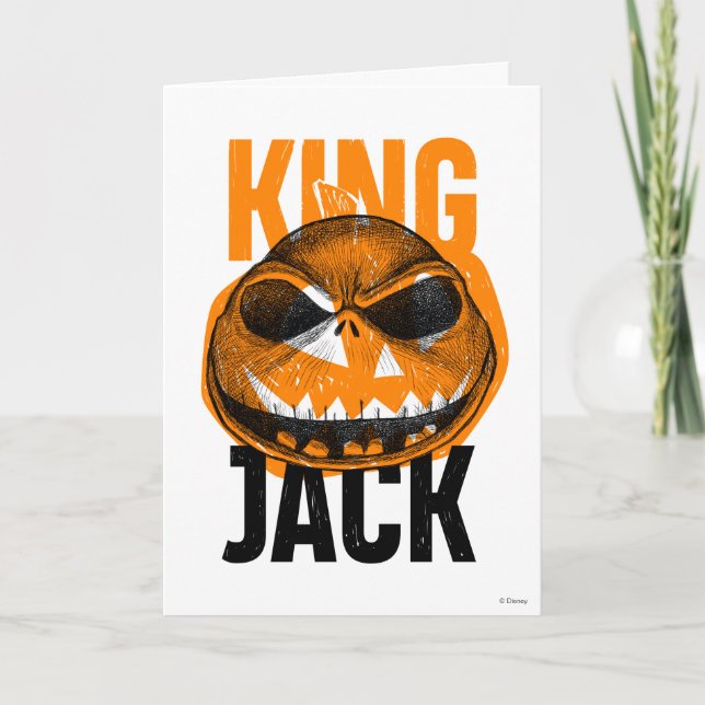 King Jack Skellington Card (Front)