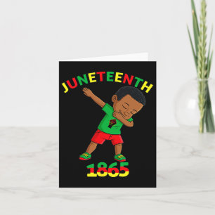 King Juneteenth Melanin Brown Skin Boys Card
