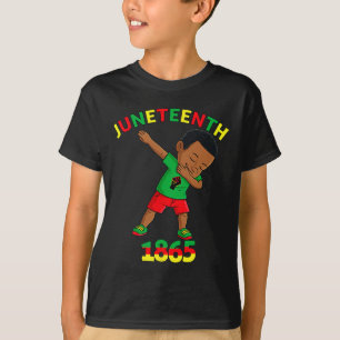 King Juneteenth Melanin Brown Skin Boys T-Shirt