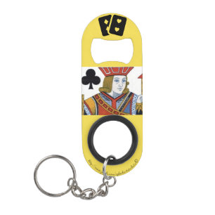 "King" Keychain Bottle Opener