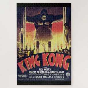 King Kong Challenge Puzzle Vintage Style 