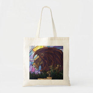 King Lion and Cubs Tote Bag