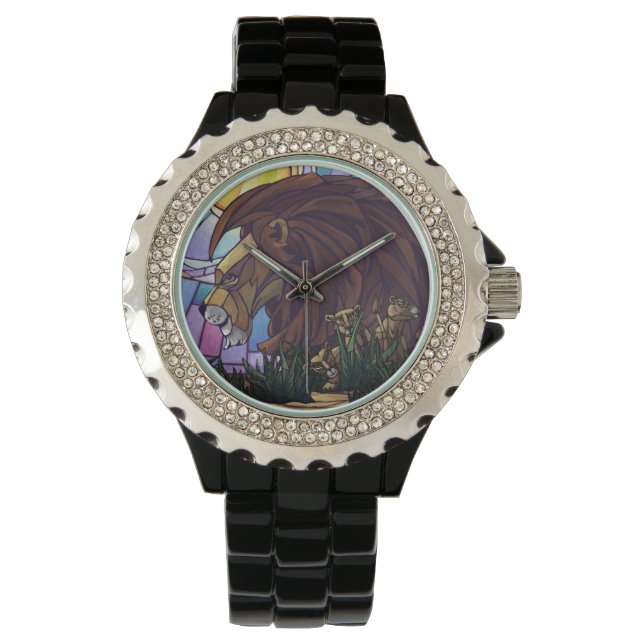 King Lion and Cubs Watch (Front)