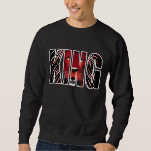 King Lion Face Sweatshirt