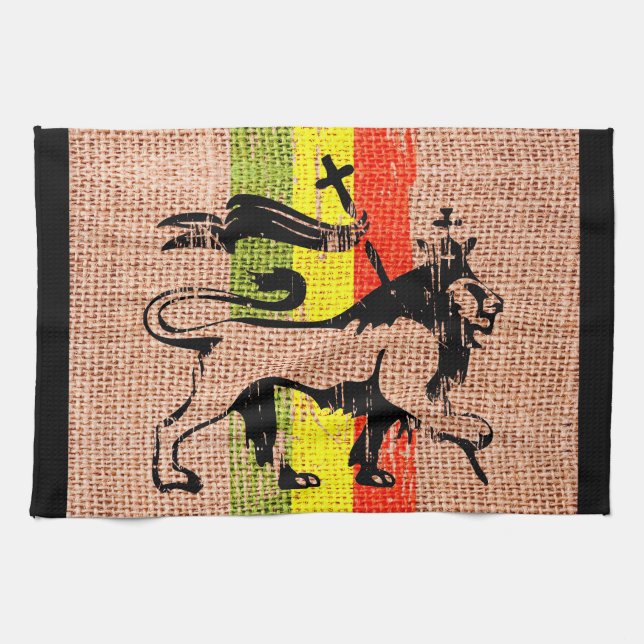 King lion kitchen towel (Horizontal)