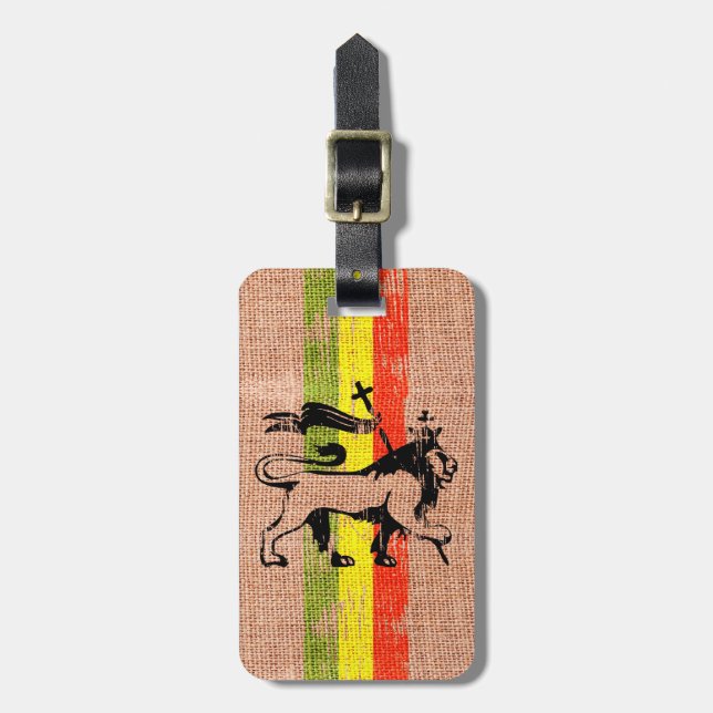 King lion luggage tag (Front Vertical)