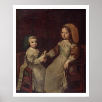King Louis XIV (1638-1715) as a child with Philipp