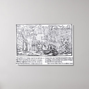 King Malcolm of Scotland Canvas Print