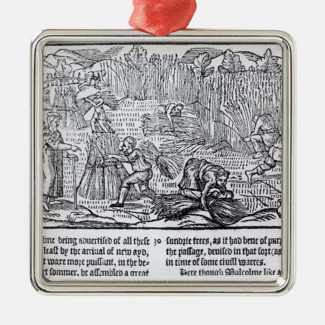 King Malcolm of Scotland Metal Ornament (Front)