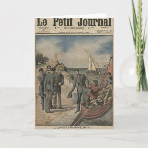 King Manuel II of Portugal bidding farewell Card