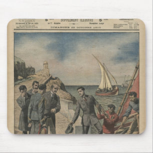King Manuel II of Portugal bidding farewell Mouse Pad