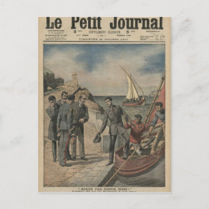 King Manuel II of Portugal bidding farewell Postcard