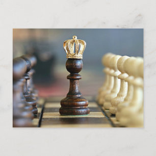 King Me--game of chess Postcard