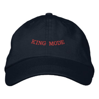 King Mode Printed Navy Colour Stylish-Hat Men Wear Embroidered Hat