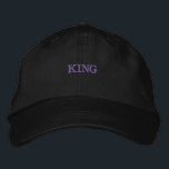 KING Name or Text Embroidered Hats Caps<br><div class="desc">Introducing our trendy and Super comfortable Printed KING Name Text Embroidered Hat Cap. This Hat is suitable for Office Employee, Students, Sports Persons, Business Owners, All type of Men's, Women's, Kids.
Order Yours Now!!!</div>